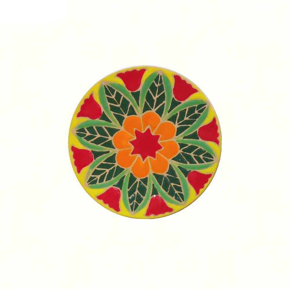 Ensemble céramique Haft-sin pour Nowruz, Nouvel An persan – Jaune