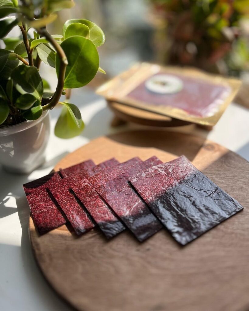 Lavaschak maison persan au cornouiller – Rouleau de cuir de fruit aigre, 800g