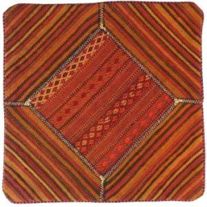Housse de Coussin Kilim Persan – G32 Tissé à la Main (Lot de 2)