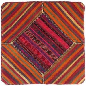 Housse de Coussin Kilim Persan – Design Rayé Tissé à la Main (Lot de 2)