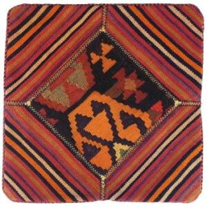 Housse de Coussin Kilim Persan – G784 Tissé à la Main (Lot de 2)