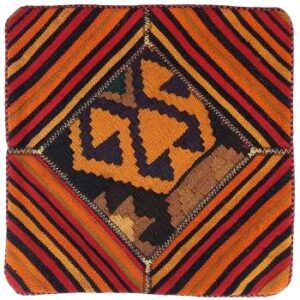 Housse de Coussin Kilim Persan – G487 Tissé à la Main (Lot de 2)