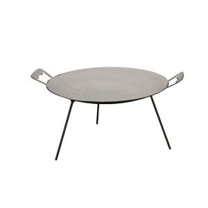 Saj Bread Maker & Cooking Pan Tawa 30 cm avec Trépied