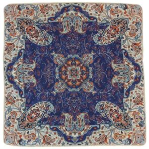 Coussin en Termeh Persan – Modèle Asman | Œuvre d’art persane authentique