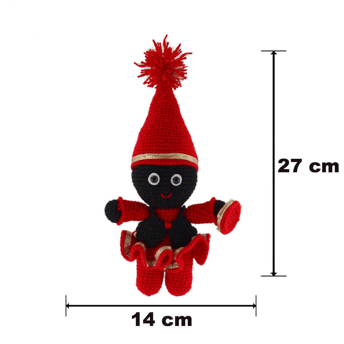 Amigurumi Poupée en Crochet Fait Main pour Nowruz – Hajji Firuz | Jouet en Peluche Doux