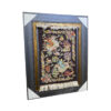 Tapis persan figuratif noué à la main de Qom représentant un terrain de chasse