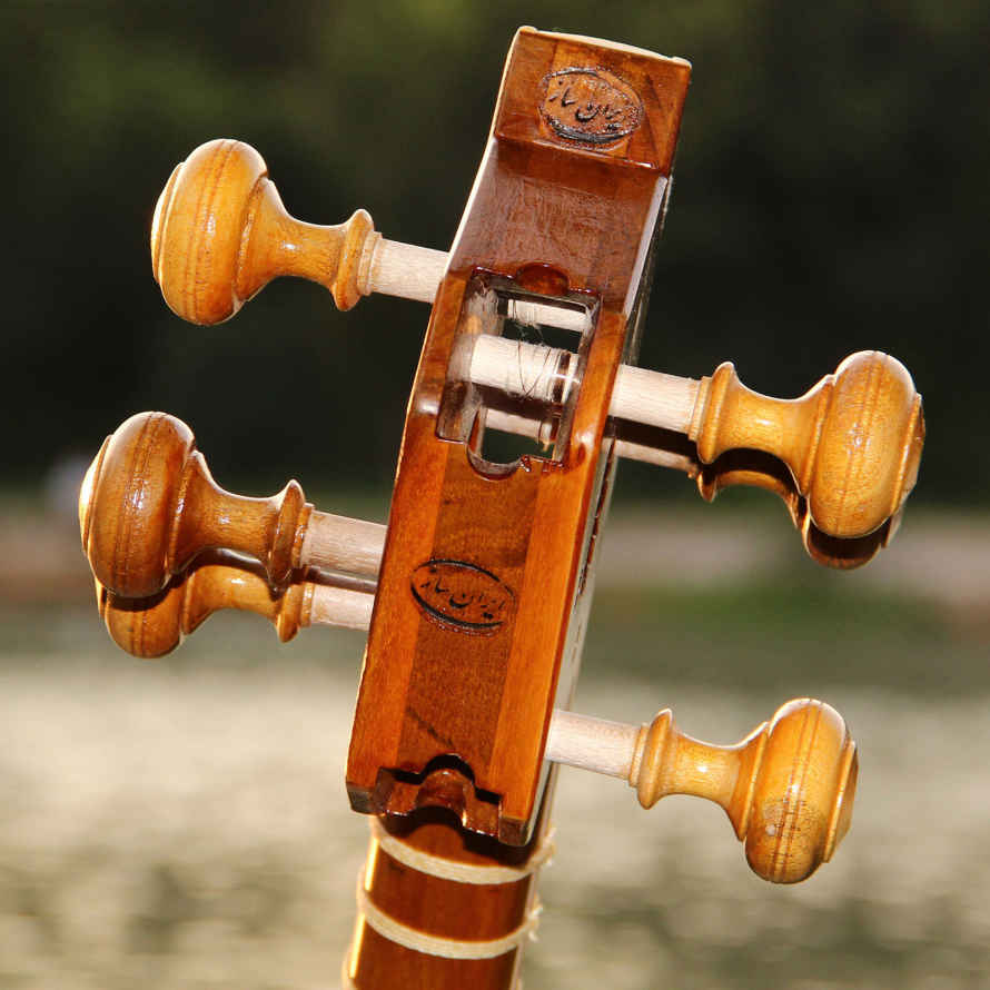 Instrument à cordes Tar persan – Fabriqué à la main par Iran-Saz, Modèle 2 Tampons