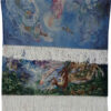 Tapis mural persan fait main de Tabriz représentant la miniature Morning Bloom
