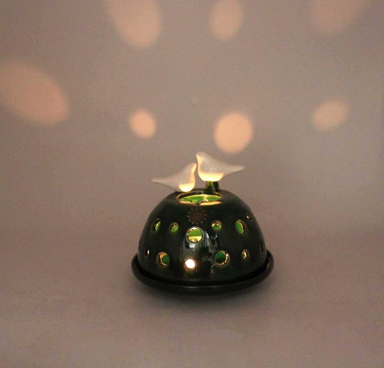 Bougeoir en poterie persane fait main avec élégance artisanale Negar