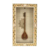 Maquette à monter : Réplique de Setar persan avec cadre d'exposition