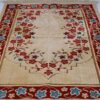 Tapis de Prière Islamique Rembourré en Velours Rouge avec Motif Floral pour Musulmans