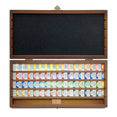 Coffret en bois de 64 aquarelles Afra