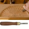 Ensemble de ciseaux à bois pour sculpture – Modèle HW08