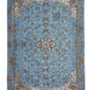 Tapis de prière en Termeh persan de luxe, Sajada bleu islamique