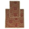 Tapis de prière de voyage pour musulman taille poche et portable Marron