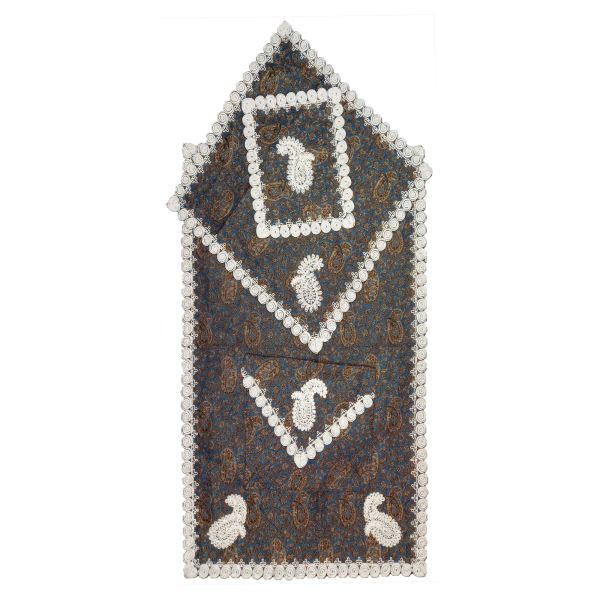 Tapis de prière en Termeh persan de luxe, Sajada Paisley islamique