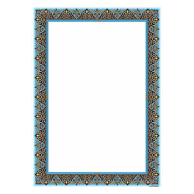Tapis de sol intérieur élégant de style persan chic avec design floral