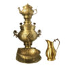 Samovar en laiton persan, théière décorative à charbon 3,5 litres