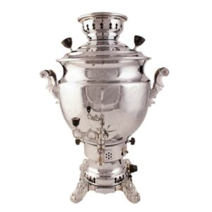 Machine à thé samovar à gaz persan design traditionnel 8 litres