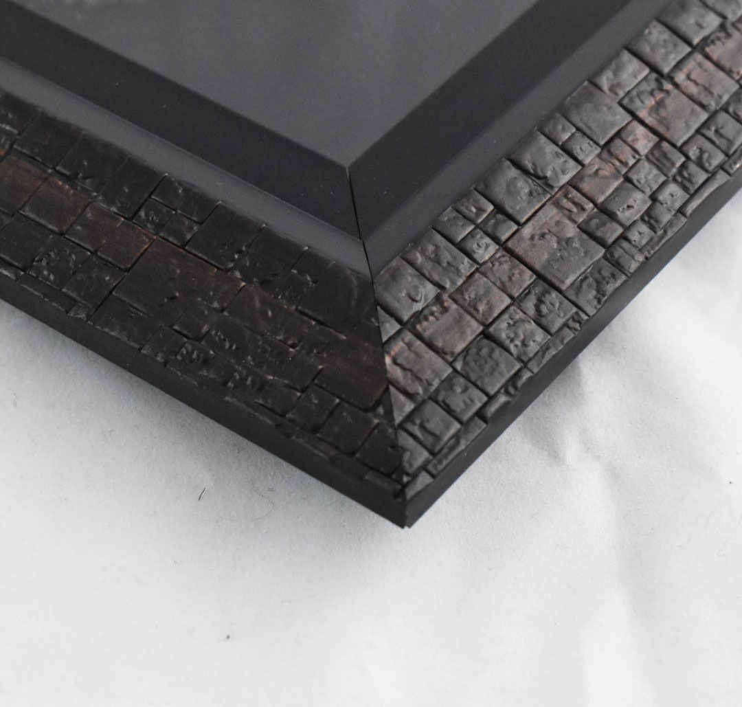 Calligraphie Islamique Encadrée – Art de Marqueterie en Bois – Ali Valiollah