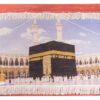 Tapis mural islamique noué à la main Kaaba