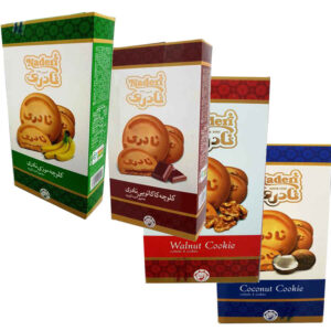 Naderi Koloocheh Biscuits Persans Tamponnés – Saveurs Mélangées, Pack de 26