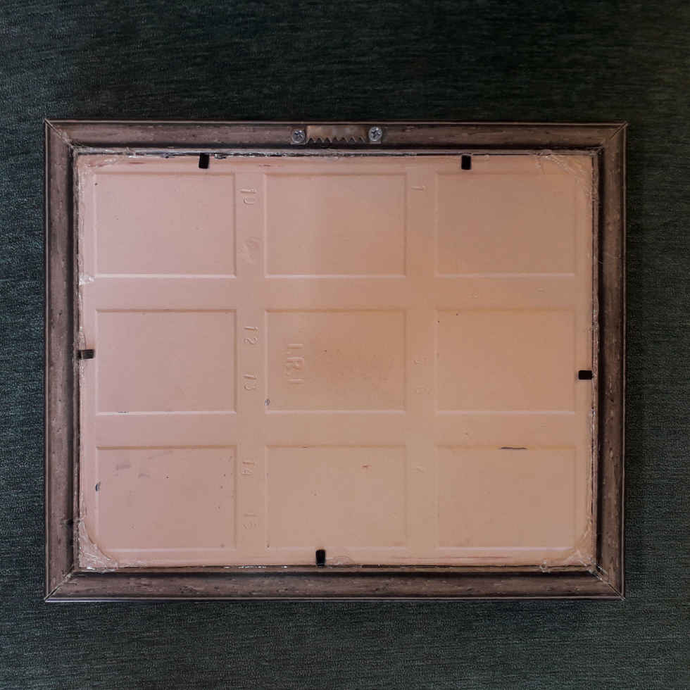 Carreau persan décoratif encadré – Sept couleurs