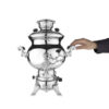 Machine à thé samovar à gaz persan design traditionnel finition lisse 6 litres