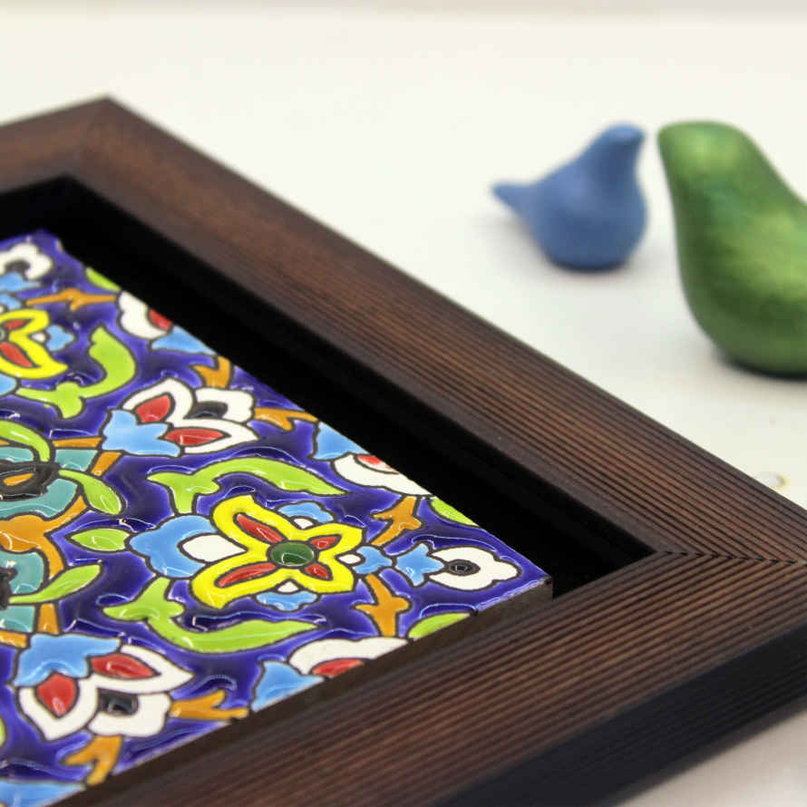 Carreau persan décoratif encadré – Traditionnel