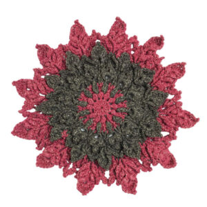 Nappe Crochette Ronde Tricotée à la Main