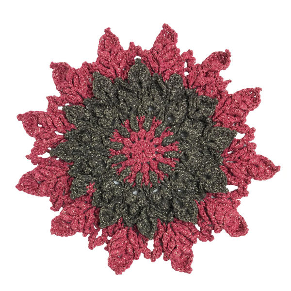 Nappe Crochette Ronde Tricotée à la Main