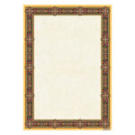 Bronze Colored Tazhib A4 Paper – Slimi (10x)