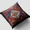 Housse de Coussin Kilim Persan - Design Rouge Tissé à la Main