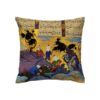 Housse de coussin en velours imprimé - Design Illustration de Shahnameh (Set de 2)
