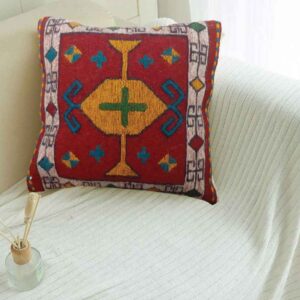 Housse de Coussin Kilim Persan – Design Sonati Tissé à la Main