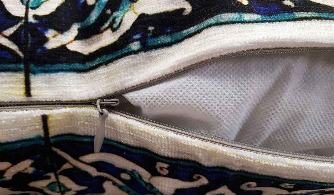 Housse de coussin en velours persan – Design Inspiré (Set de 2)