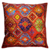 Housse de coussin en velours imprimé - Design Kilim Persan (Set de 2)