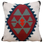 Housse de Coussin Kilim Persan – G781 Tissé à la Main (Lot de 2)