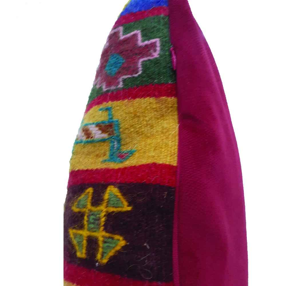 Housse de Coussin Kilim Persan – Design Chèvre Tissé à la Main