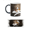 Mug en céramique persan thermoréactif - Calligraphie "Hich"