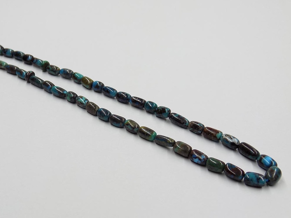 Chapelet en turquoise de Neyshabur – 101 grains façonnés à la main