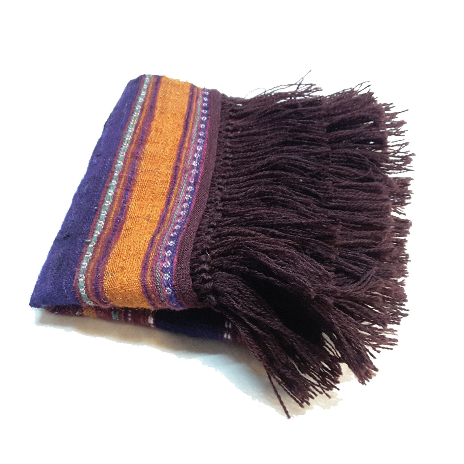 Tapis Jajim persan authentique tissé à plat rayé Bahar