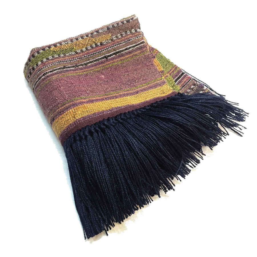 Tapis Jajim persan authentique tissé à plat rayé Tamanna