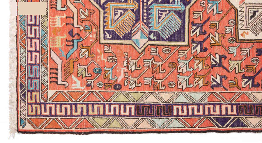 Tapis Kilim en laine persane tissé à la main Traditionnel Cpersia