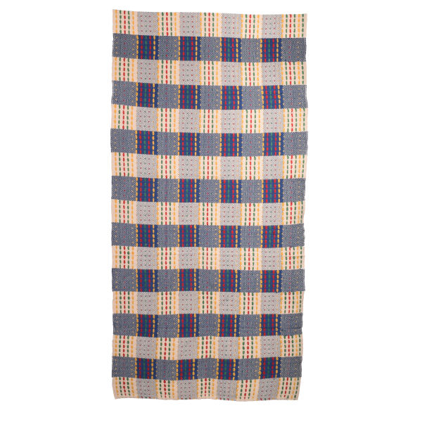 Tapis Jajim persan authentique tissé à plat rayé Aazhand