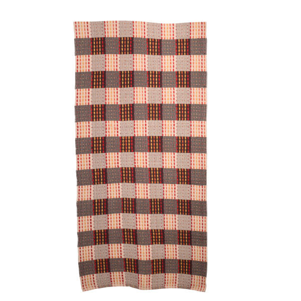Tapis Jajim persan authentique tissé à plat rayé Vesta
