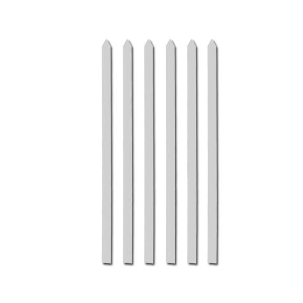 Ensemble de Six Brochettes en Acier (50 cm) pour Kabab Koobideh, Adana, Kofta et Grillades