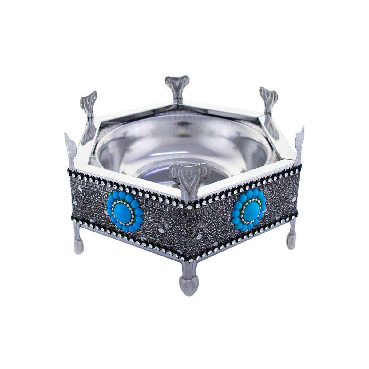 Brûleur persan de Manghal Esfand et Bakhoor – Acier classique