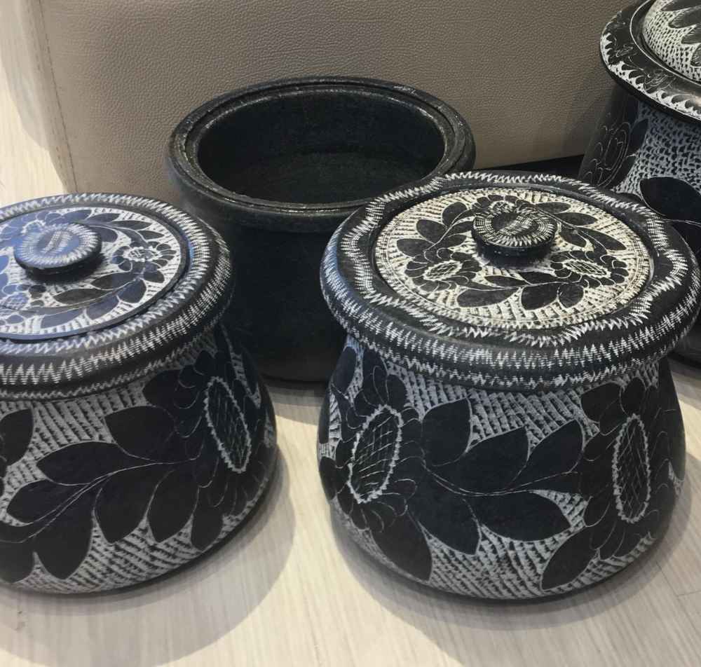 Pot Dizi Persan en Pierre avec Couvercle pour la Cuisson d’Abgoosht – Varna