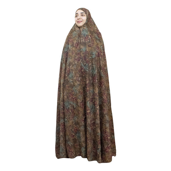 Tchador Culturel Iranien pour Femmes – Coloré, Idéal pour un Usage Quotidien et Namaz, Fleurs
